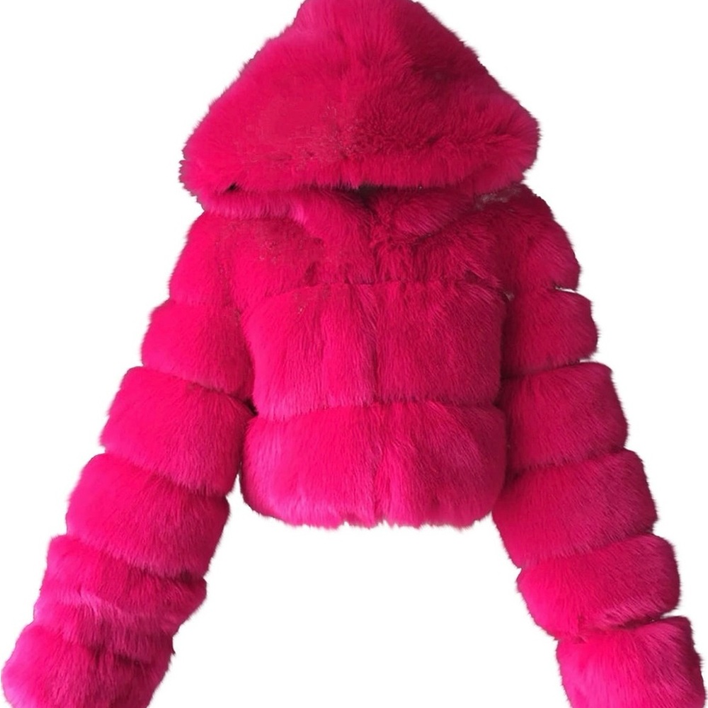 Amazon Women's Off-the-Shoulder Sweater - Vibrant Pink